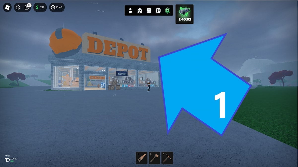 Roblox Oaklands Depot building